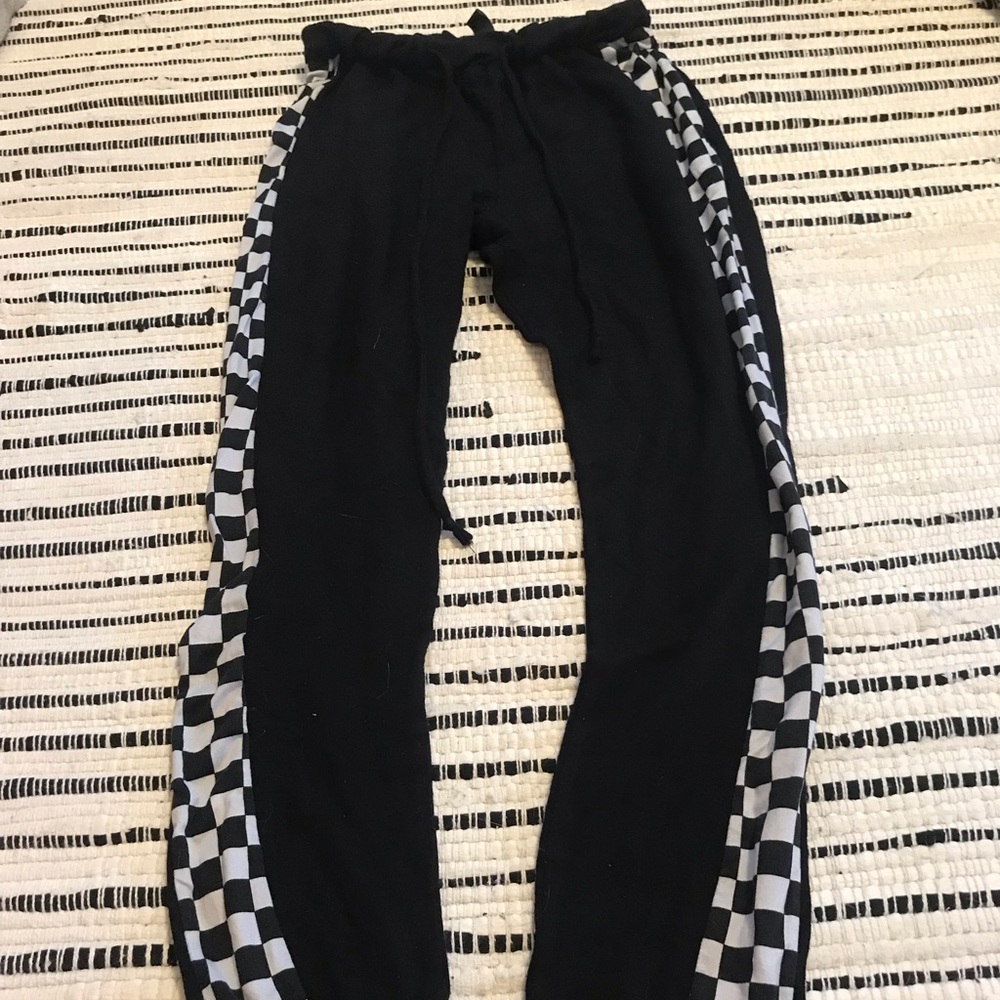 Checkered Jogger Sweatpants